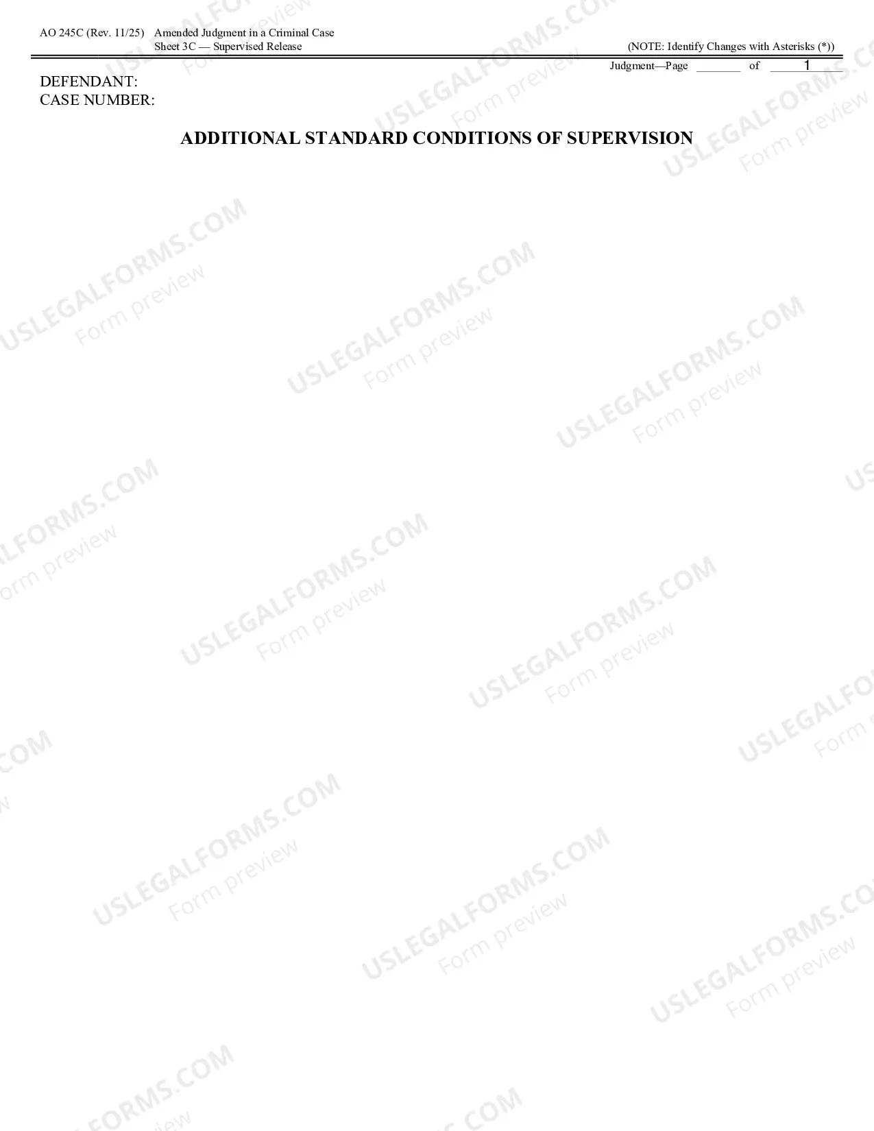 Preview Amended Judgment in Criminal Case