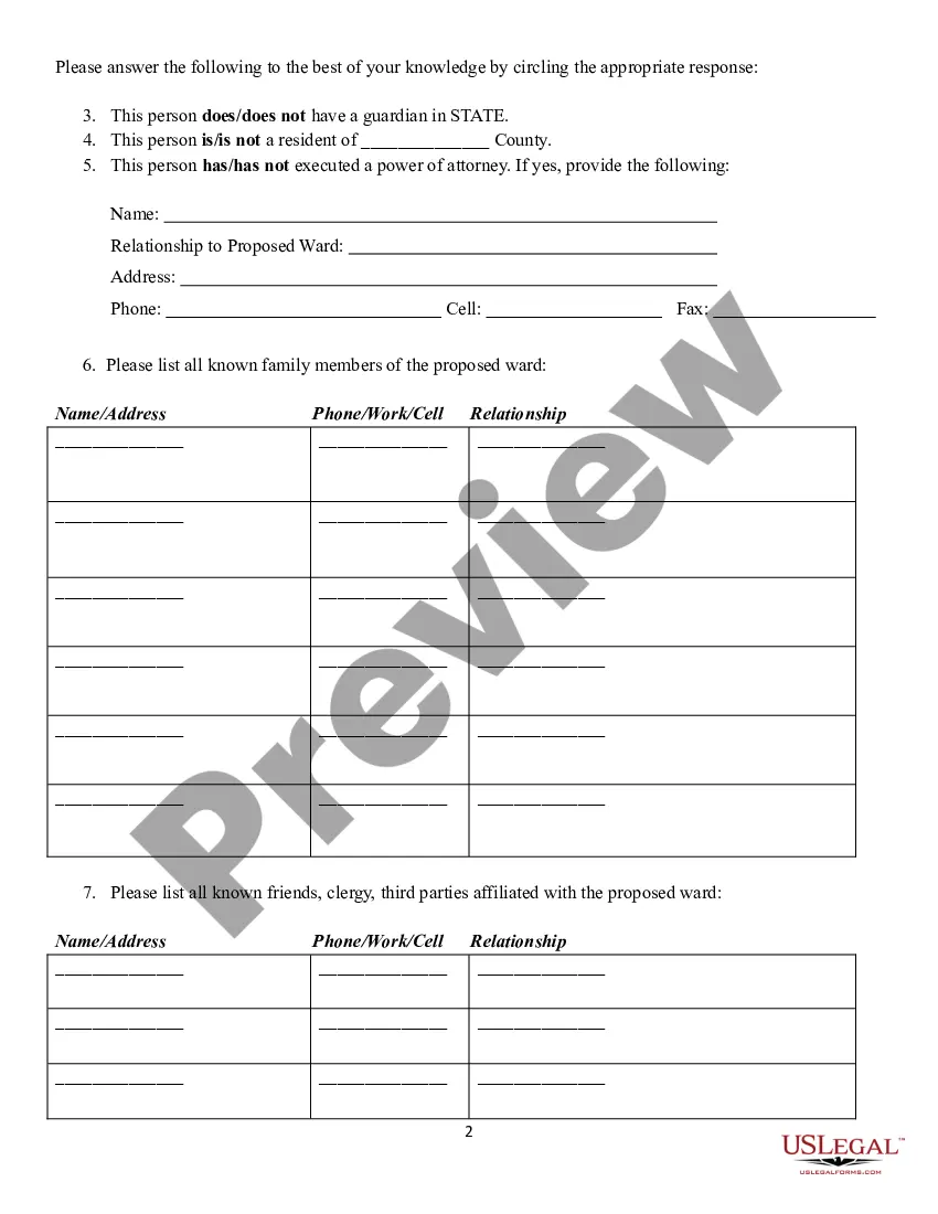 Get Guardianship Referral Form Preview Guardianship Referral Form