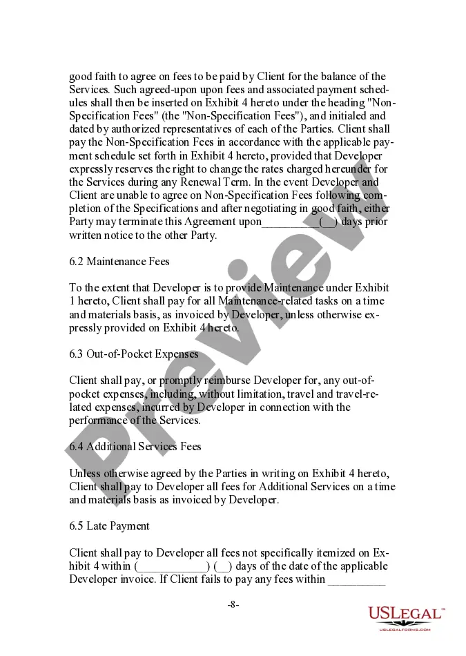 Preview Vendor-Oriented Web Site Development Agreement