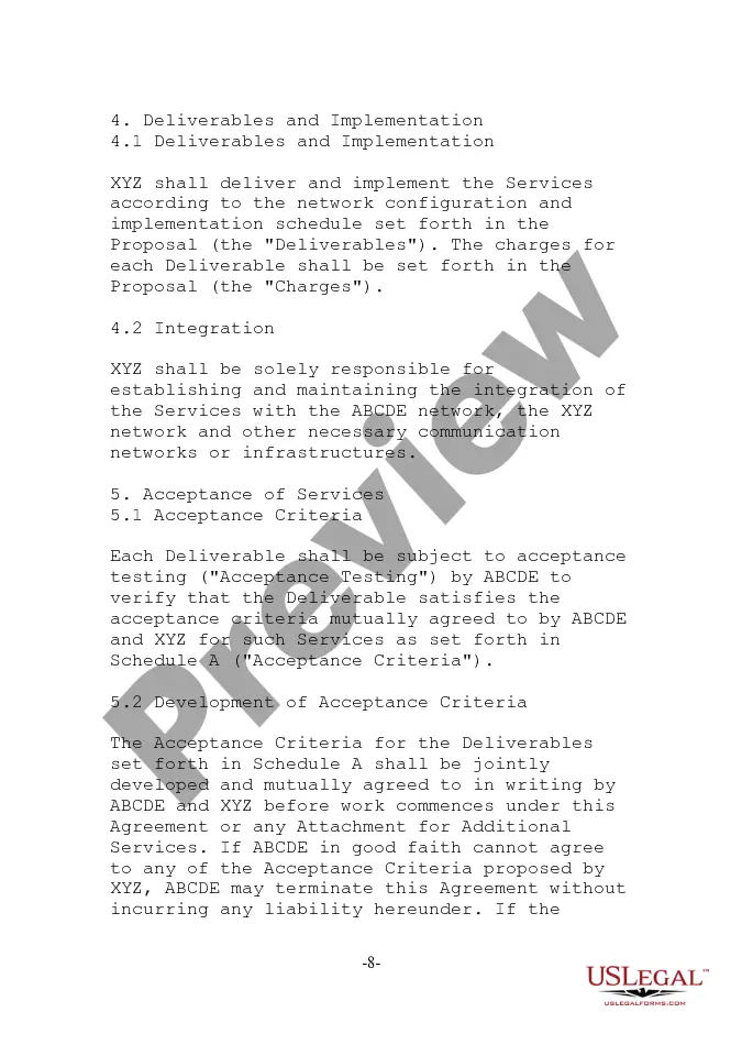 Preview Client Oriented Development, Hosting and Services Agreement