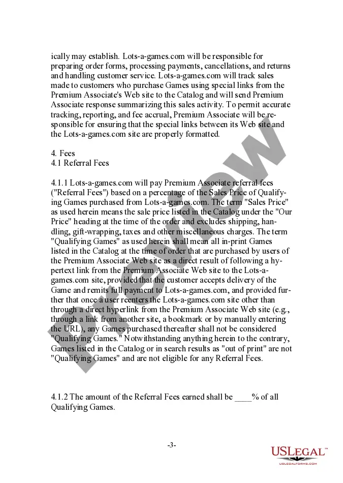 Get Web Linking Referral Fee Agreement Preview Web Linking Referral Fee Agreement