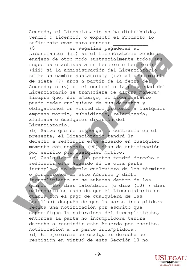 Preview Acuerdo de licencia de marca comercial para empresa de Internet