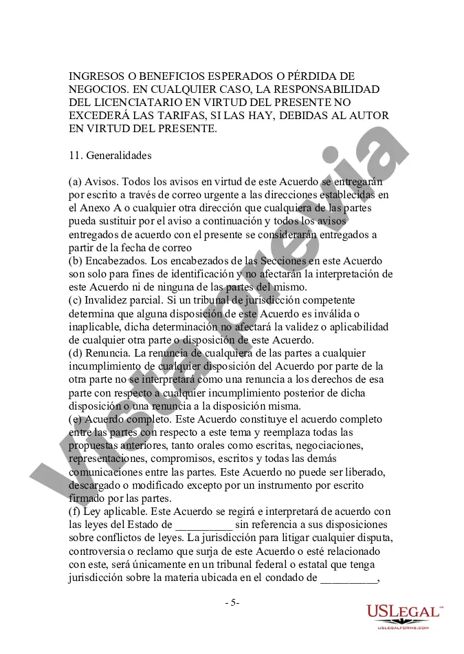 Preview Acuerdo de licencia de contenido entre el autor y el propietario del sitio web