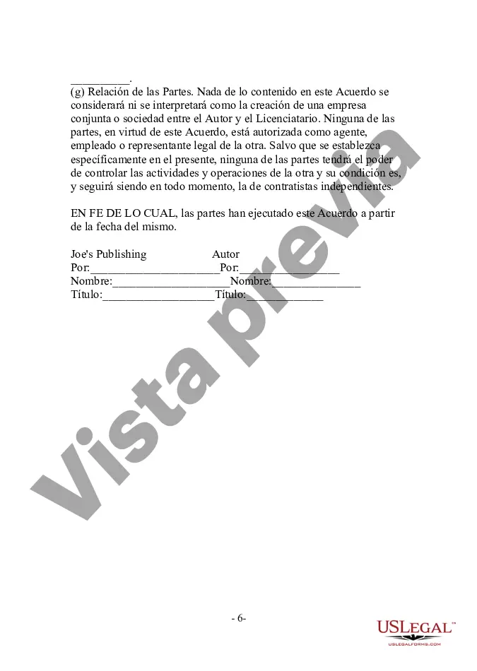 Preview Acuerdo de licencia de contenido entre el autor y el propietario del sitio web