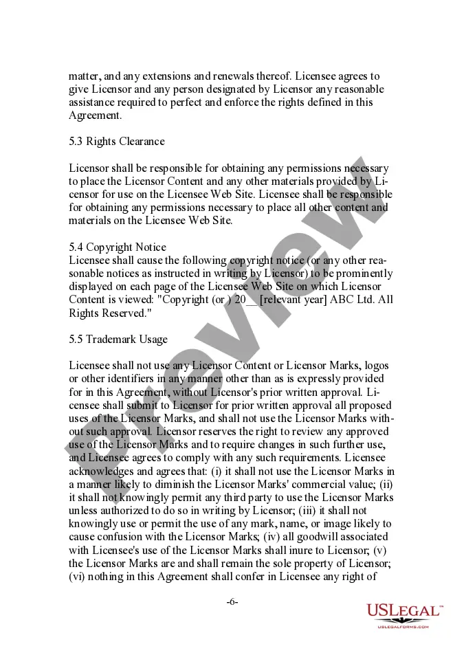 Get Content License Agreement Between Magazine Publisher and Media Company Preview Content License Agreement Between Magazine Publisher and Media Company