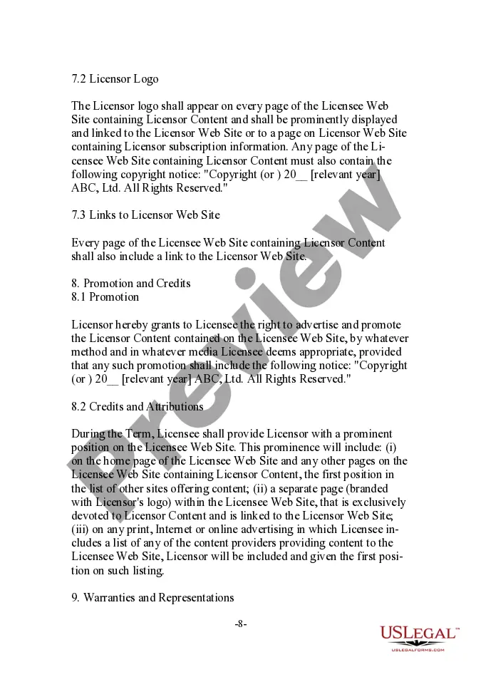 Get Content License Agreement Between Magazine Publisher and Media Company Preview Content License Agreement Between Magazine Publisher and Media Company