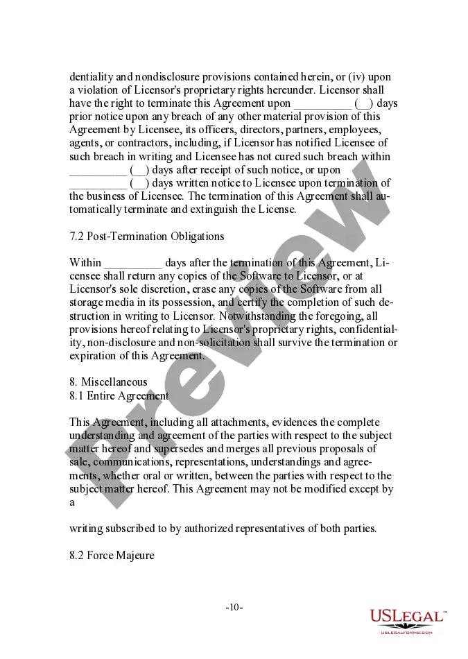 Get Limited Nontransferable Nonexclusive Vendor-Oriented Software License Agreement Preview Limited Nontransferable Nonexclusive Vendor-Oriented Software License Agreement