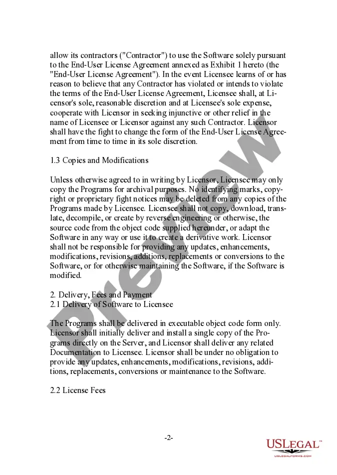 Get Limited Nontransferable Nonexclusive Vendor-Oriented Software License Agreement Preview Limited Nontransferable Nonexclusive Vendor-Oriented Software License Agreement