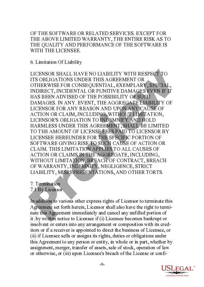 Get Limited Nontransferable Nonexclusive Vendor-Oriented Software License Agreement Preview Limited Nontransferable Nonexclusive Vendor-Oriented Software License Agreement