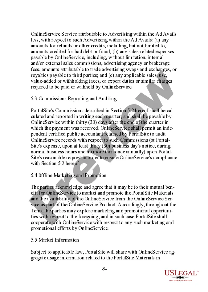 Get Online Promotion and License Agreement Between Preview Online Promotion and License Agreement Between