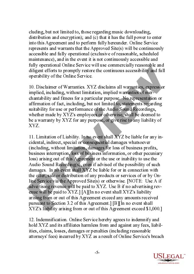 Get Audio Streaming - Downloading License Agreement Preview Audio Streaming - Downloading License Agreement