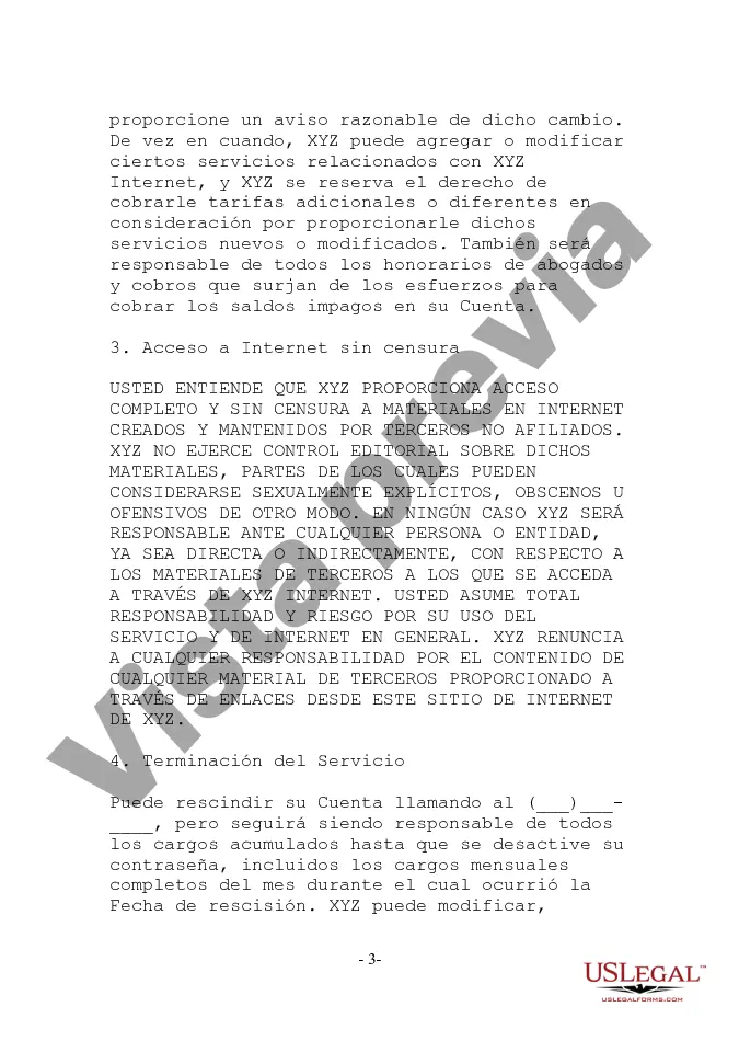 Preview Acuerdo de acceso a Internet