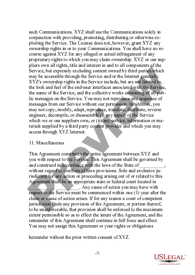 Get Internet Access Agreement Preview Internet Access Agreement