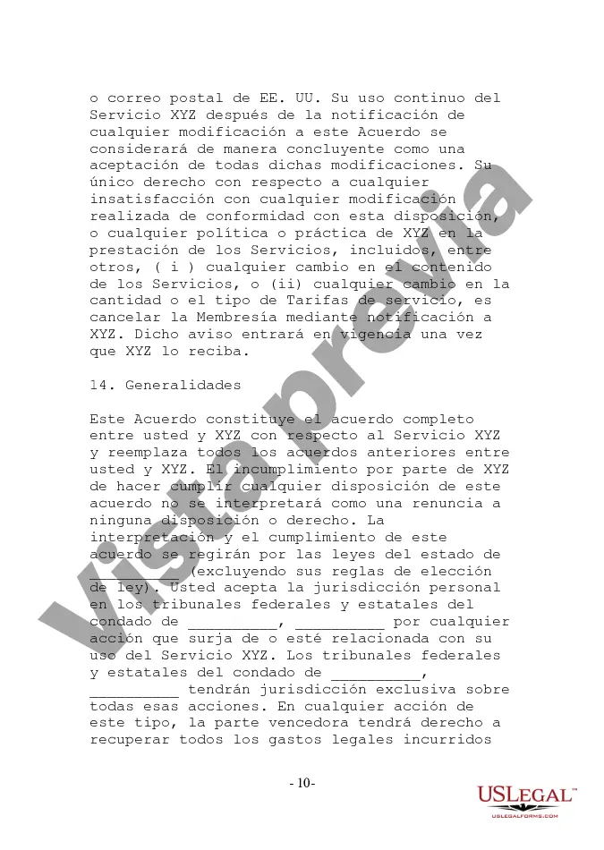 Preview Acuerdo de servicios de Internet en los que se puede hacer clic