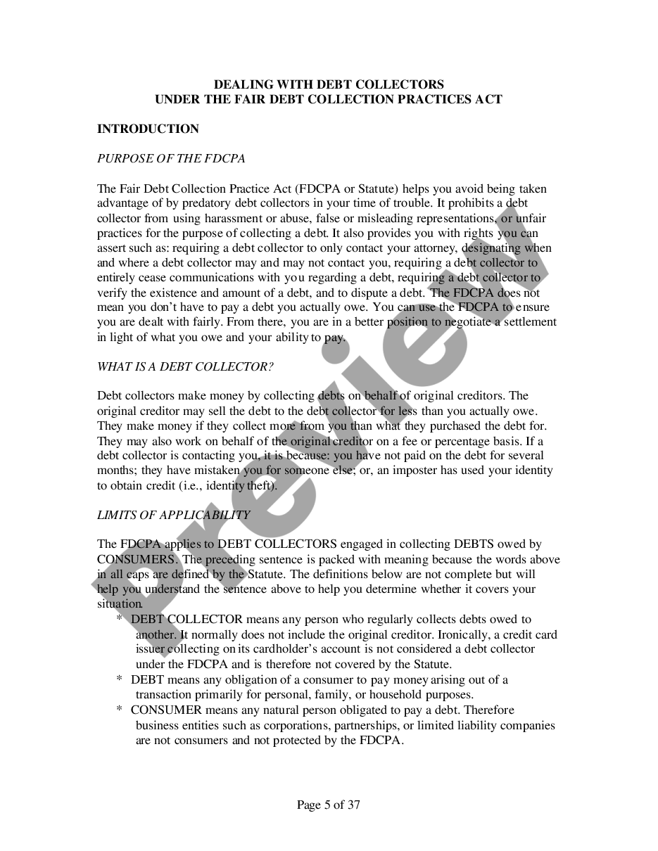 page 4 Fair Debt Collection Practices Act Handbook preview