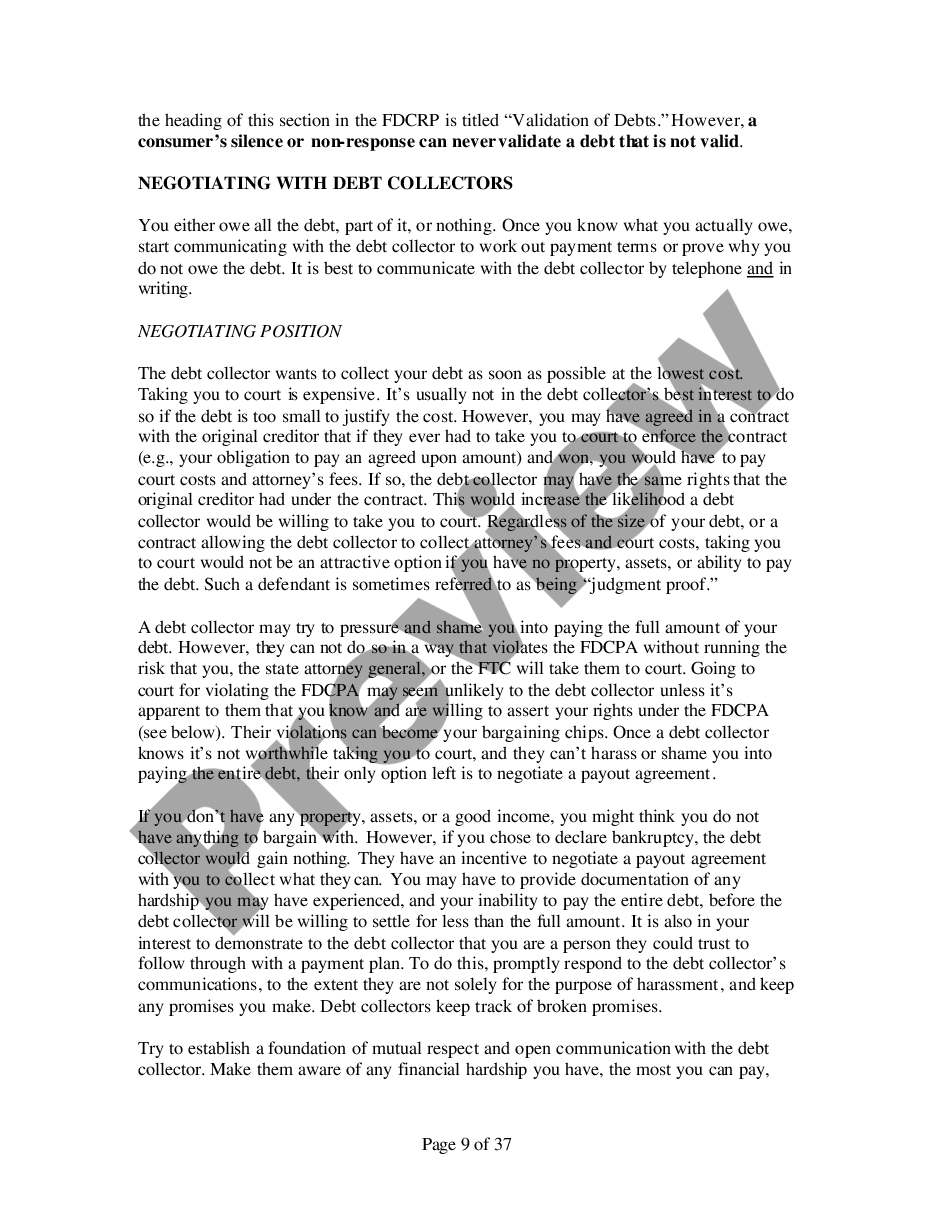 page 8 Fair Debt Collection Practices Act Handbook preview
