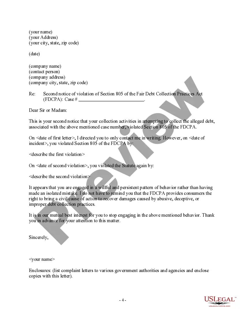 Get Letter to Debt Collector - Only call me on the following days and times Preview Letter to Debt Collector - Only call me on the following days and times