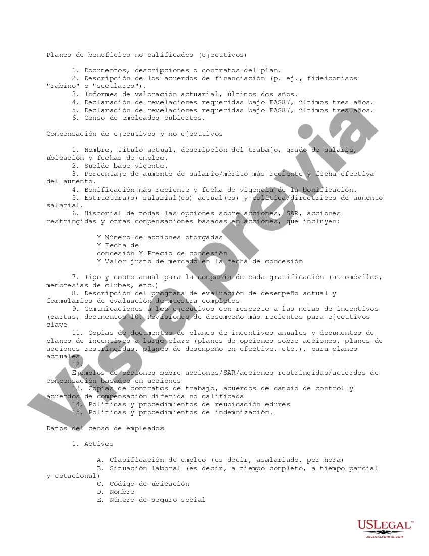 Preview Lista de verificación del consultor de beneficios