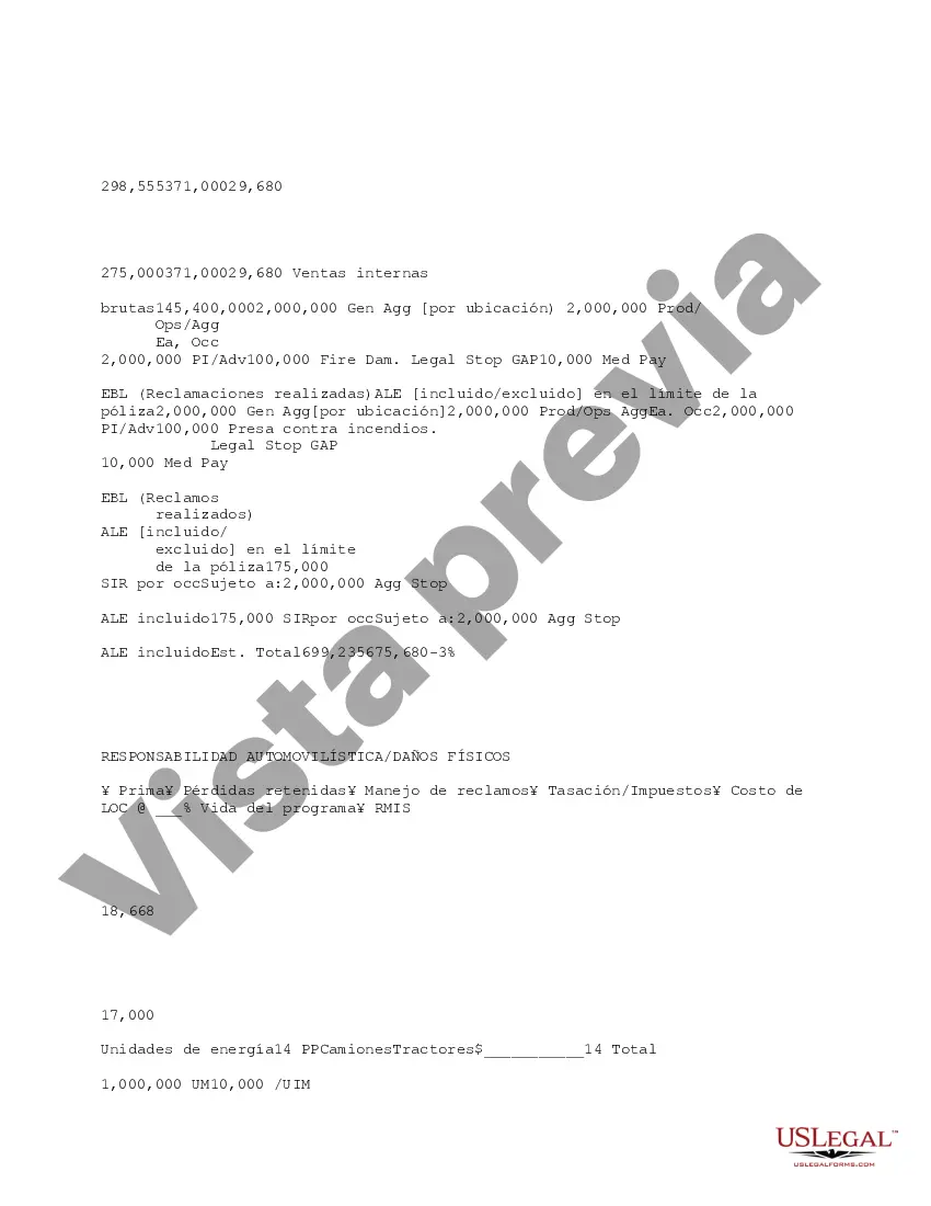 Preview Matriz de especialistas en evaluación de riesgos
