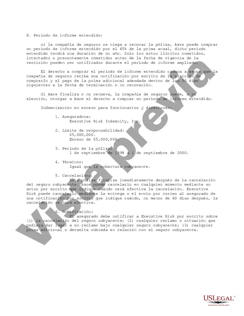 Get Resumen ejecutivo Análisis de cobertura de seguros para directores y funcionarios Preview Resumen ejecutivo Análisis de cobertura de seguros para directores y funcionarios