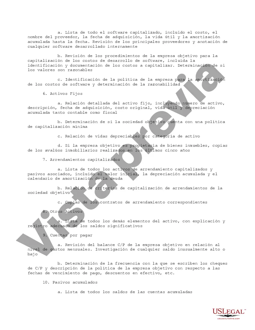 Get Resumen de la lista de verificación de diligencia debida para propósitos de revisión Transacción comercial general Preview Resumen de la lista de verificación de diligencia debida para propósitos de revisión Transacción comercial general