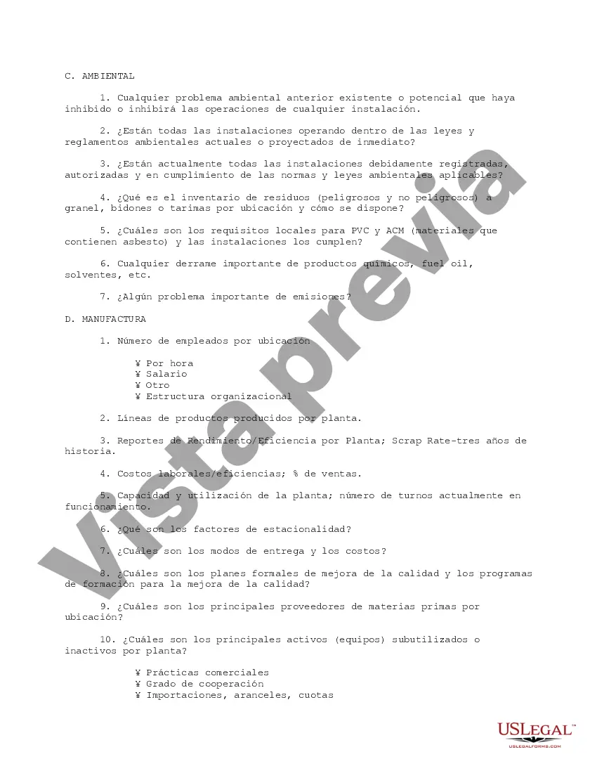 Preview Lista de verificación de diligencia debida operativa industrial priorizada