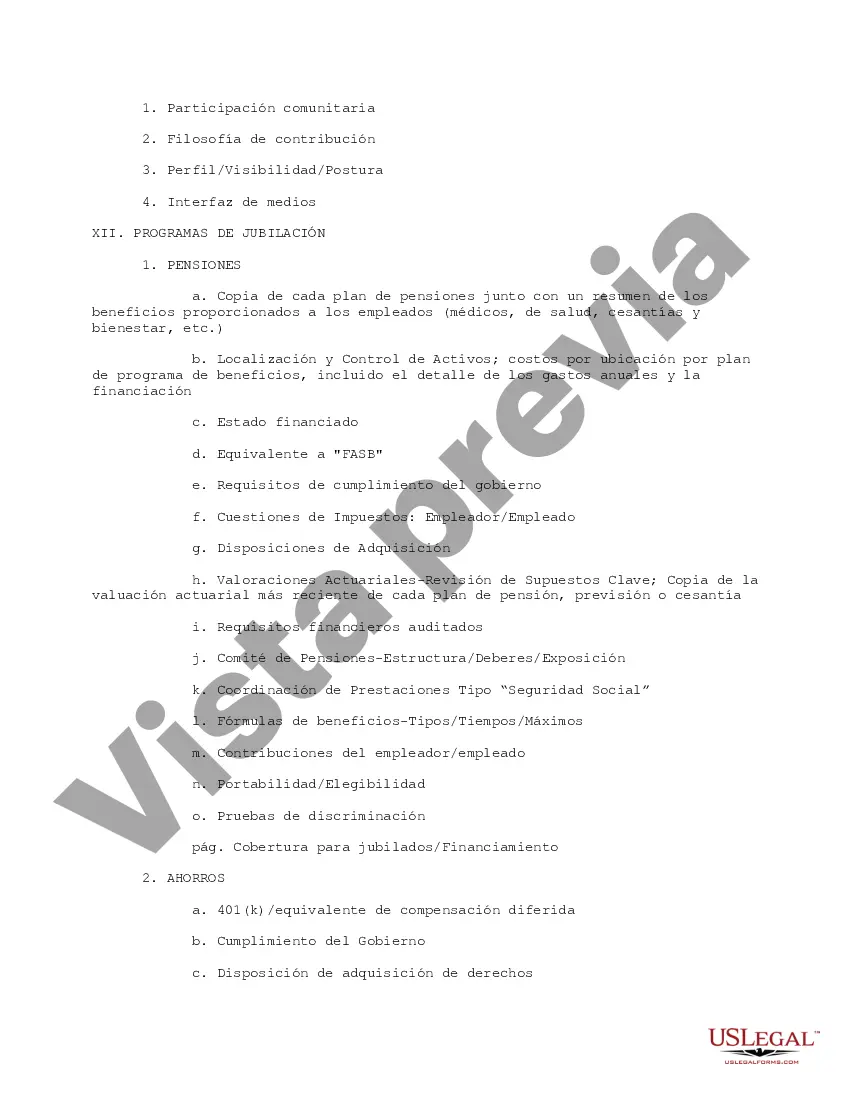 Preview Lista de verificación prioritaria de debida diligencia financiera y contable