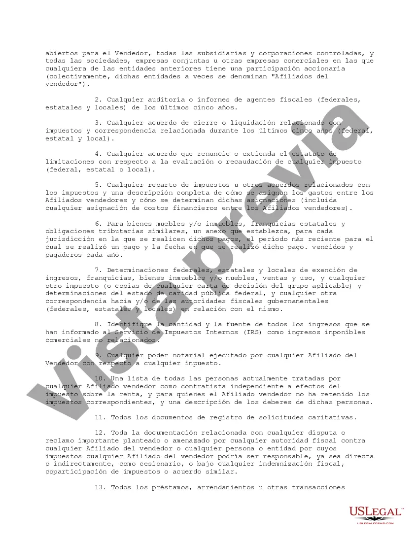 Get Lista de solicitudes de documentos de diligencia debida para la adquisición de hospitales Preview Lista de solicitudes de documentos de diligencia debida para la adquisición de hospitales