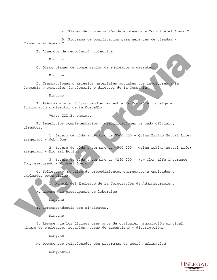 Get Resumen de la revisión inicial de la respuesta a la solicitud de diligencia debida Preview Resumen de la revisión inicial de la respuesta a la solicitud de diligencia debida