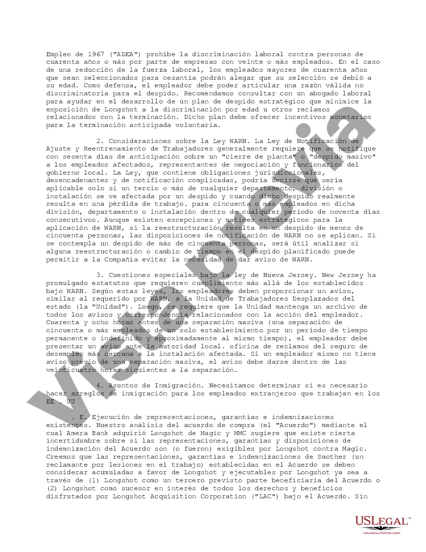 Get Resumen ejecutivo de los resultados finales de la diligencia debida Preview Resumen ejecutivo de los resultados finales de la diligencia debida