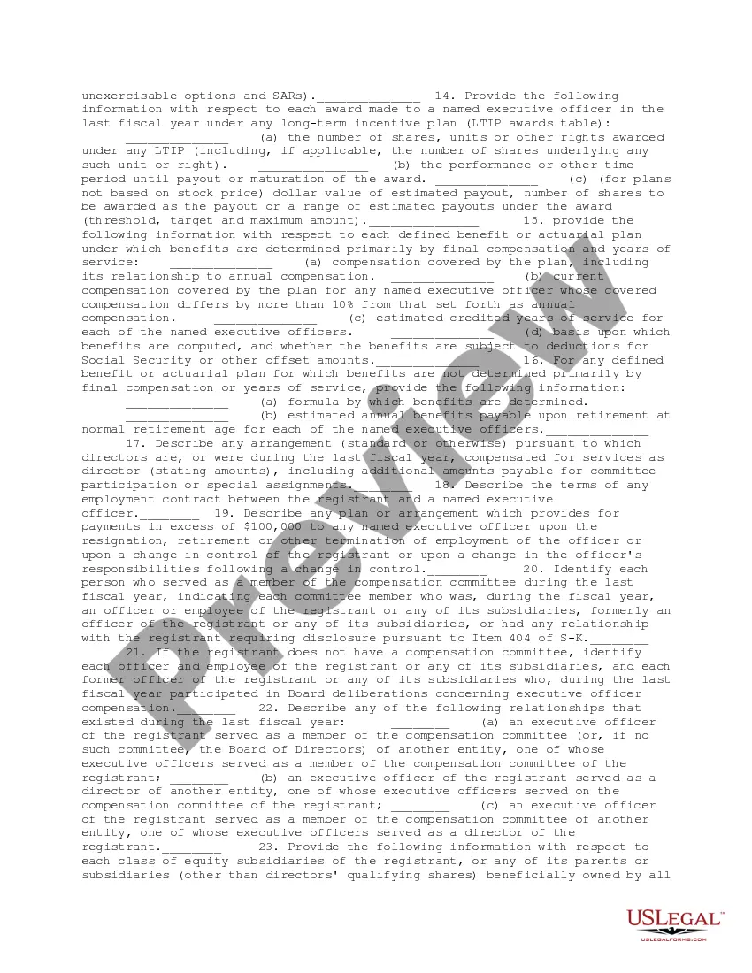 Get Director and Officer Checklist Preview Director and Officer Checklist