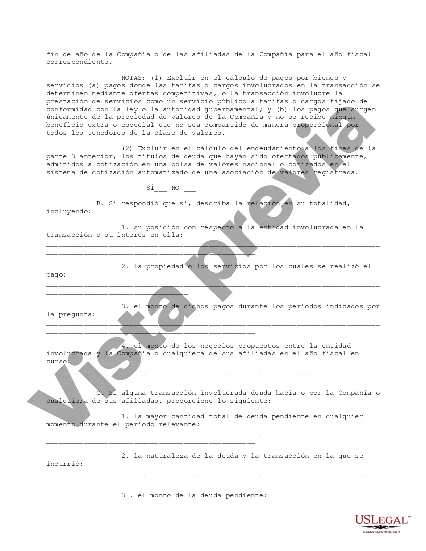 Preview Cuestionario completo para accionistas vendedores