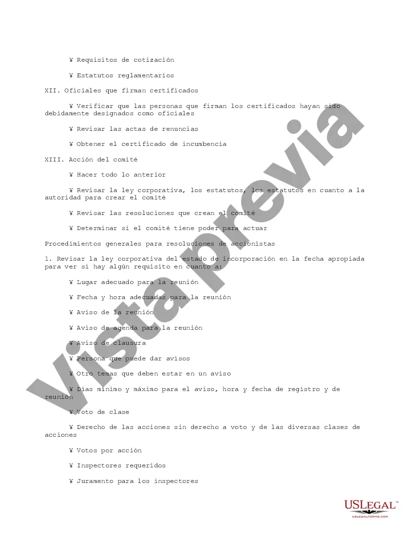 Preview Reunión de Directores Cumplimiento de Requisitos
