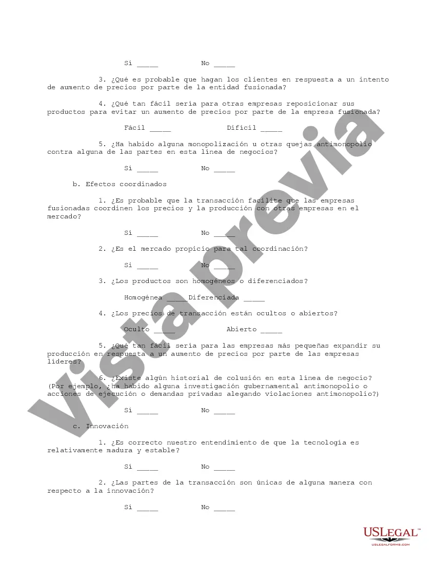 Preview Cuestionario Hart Scott Rodino