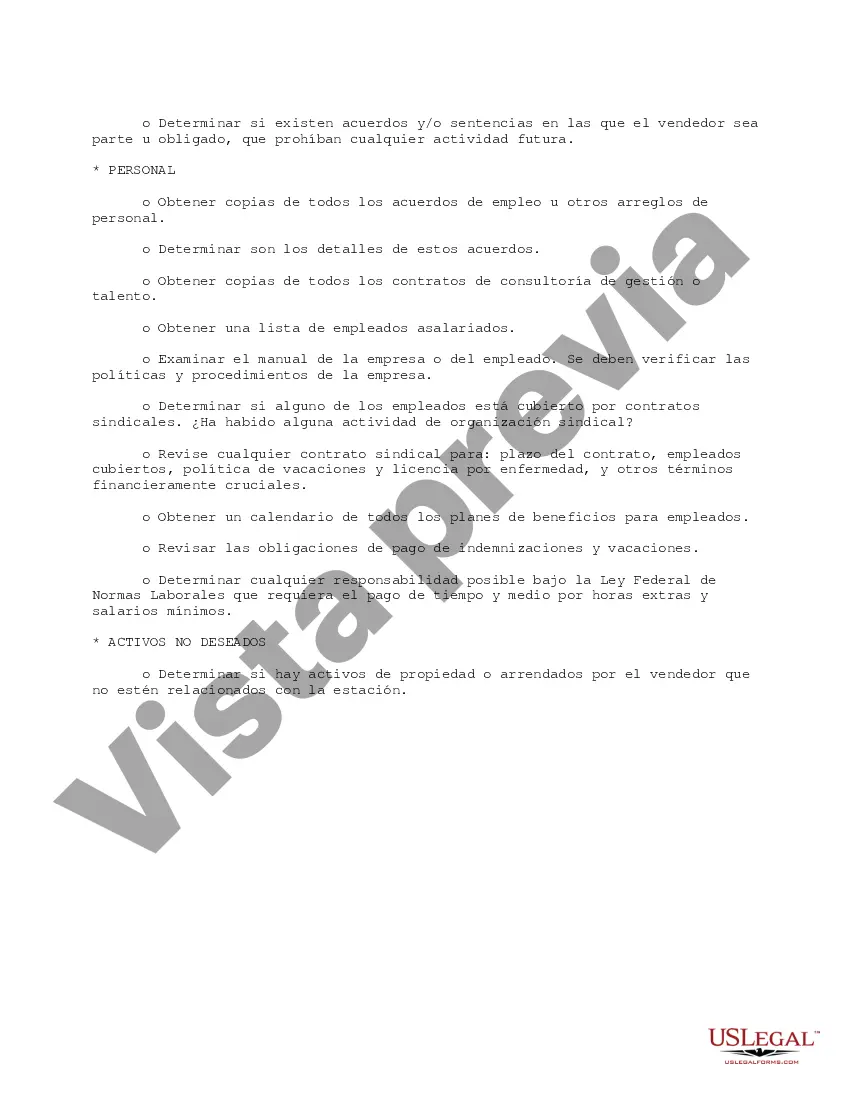 Get Lista de verificación para comprar una estación de transmisión Preview Lista de verificación para comprar una estación de transmisión