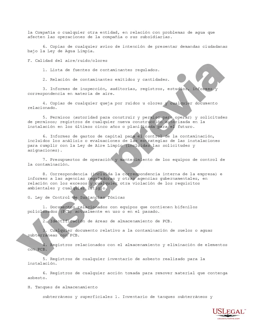 Get Lista de Solicitud de Documentos de Asuntos Ambientales Preview Lista de Solicitud de Documentos de Asuntos Ambientales