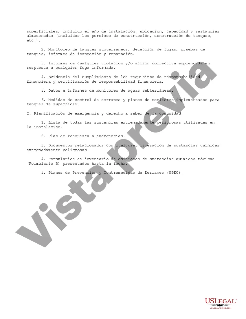 Get Lista de Solicitud de Documentos de Asuntos Ambientales Preview Lista de Solicitud de Documentos de Asuntos Ambientales