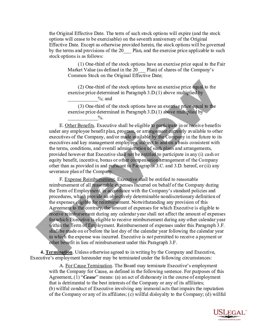 Preview Amended and Restated Employment Agreement