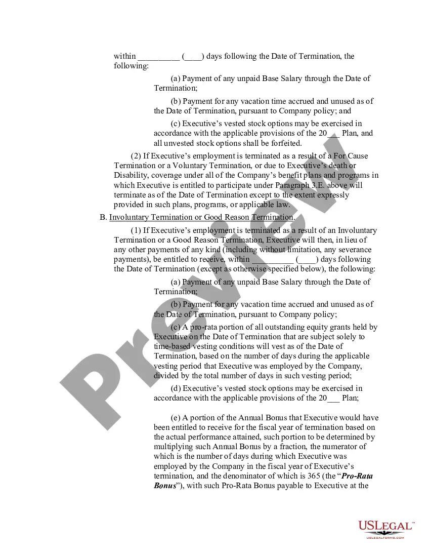 Preview Amended and Restated Employment Agreement