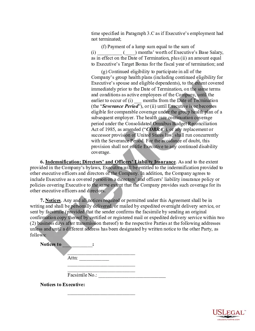 Preview Amended and Restated Employment Agreement