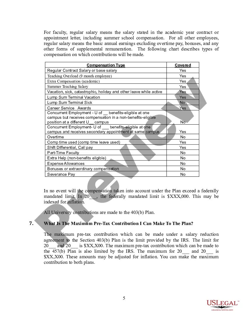 Get Summary Plan Description of University Retirement Plan Preview Summary Plan Description of University Retirement Plan
