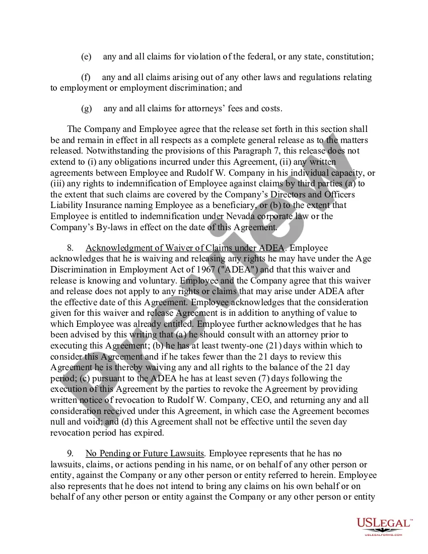 Get Separation Agreement and Mutual Release Preview Separation Agreement and Mutual Release