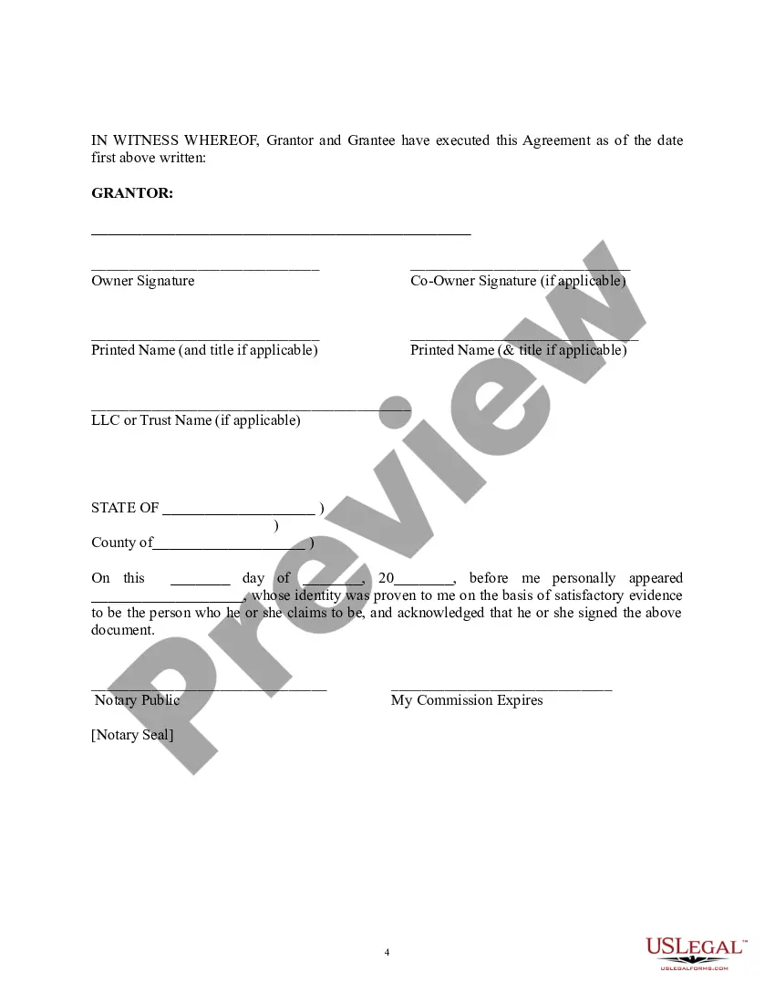 Preview Drainage Easement