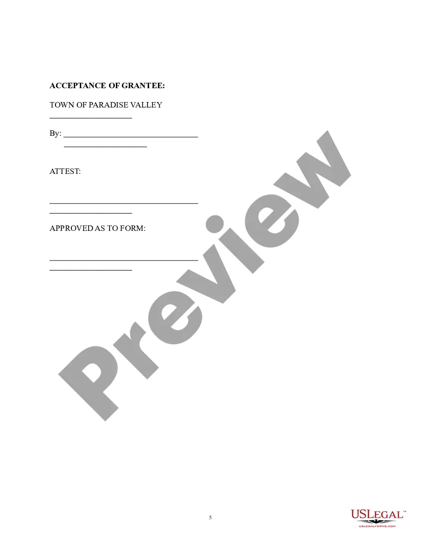 Preview Drainage Easement