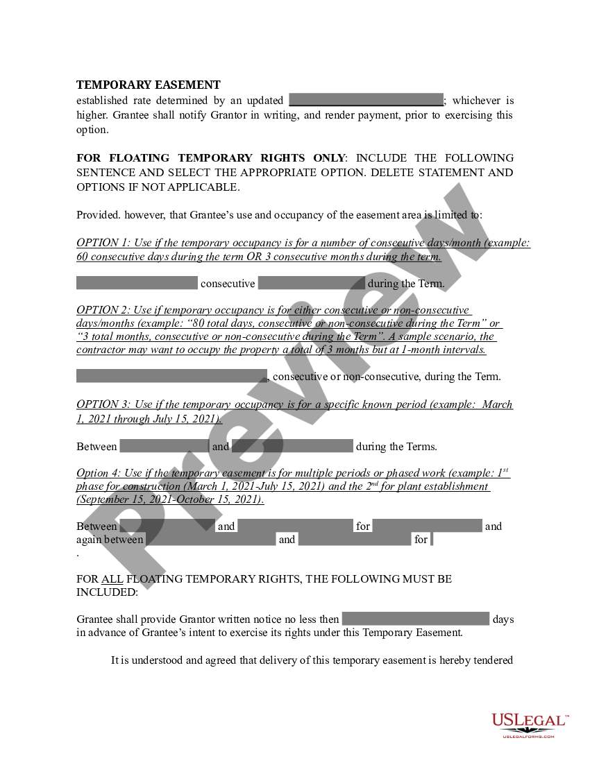 Shared Access Area Easement and Private Land Use Restrictions US