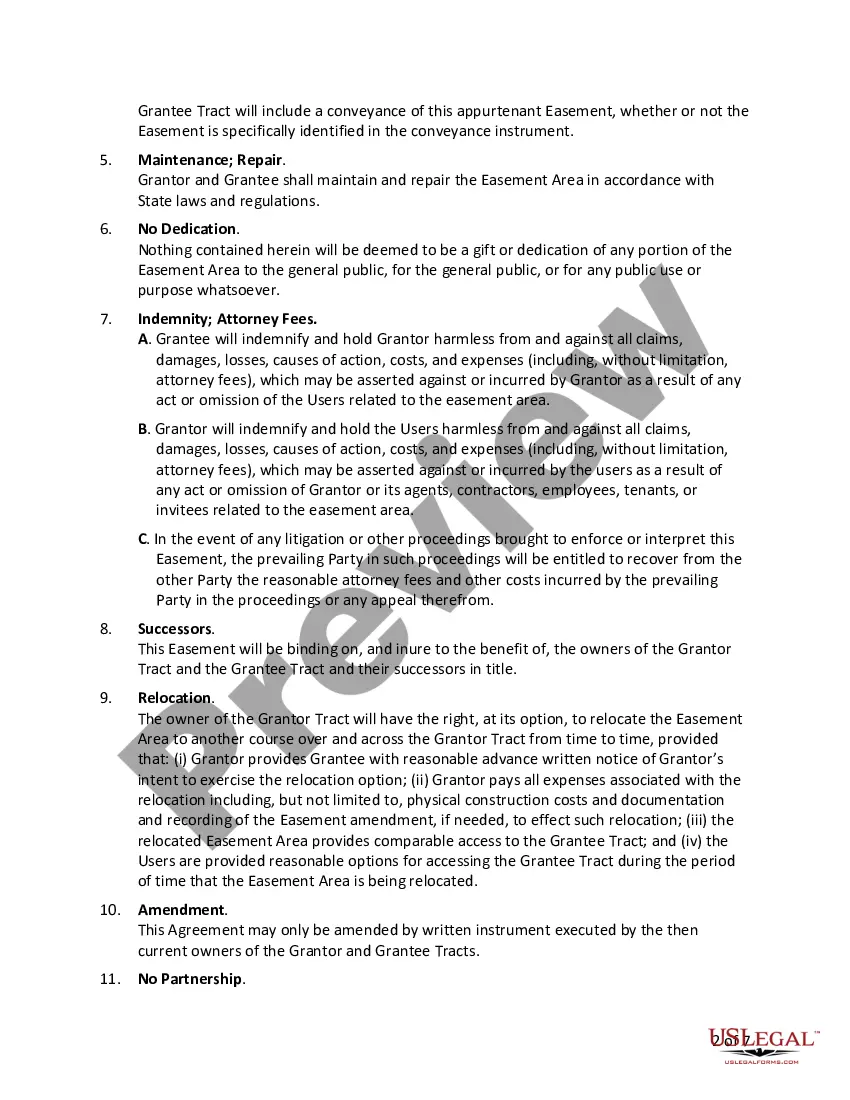 Get Access Easement Preview Access Easement