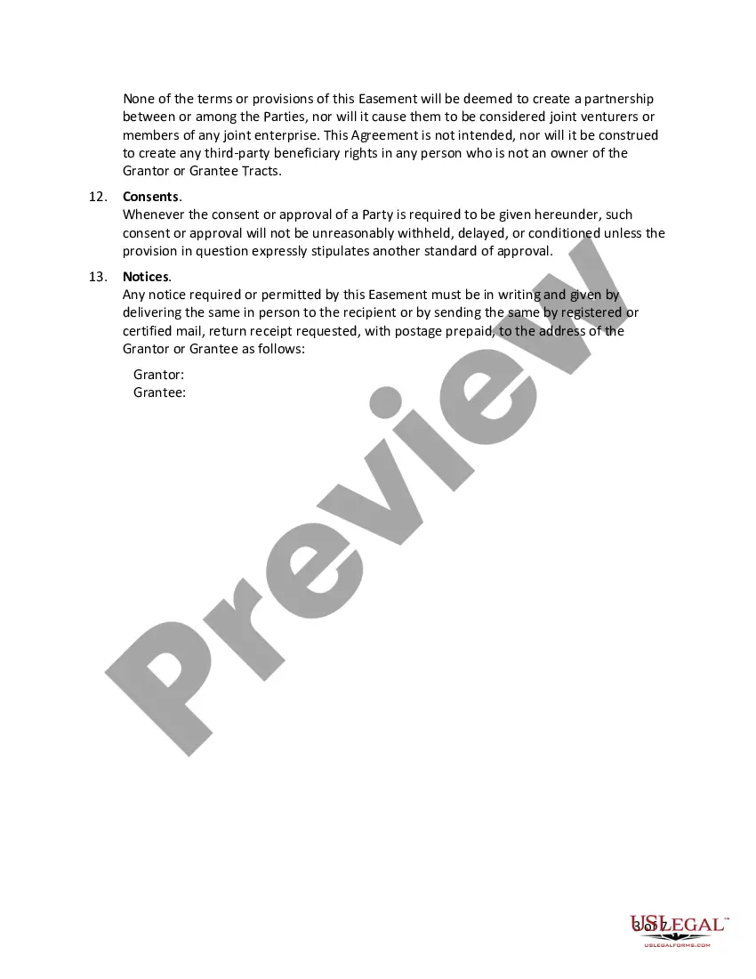 Get Access Easement Preview Access Easement