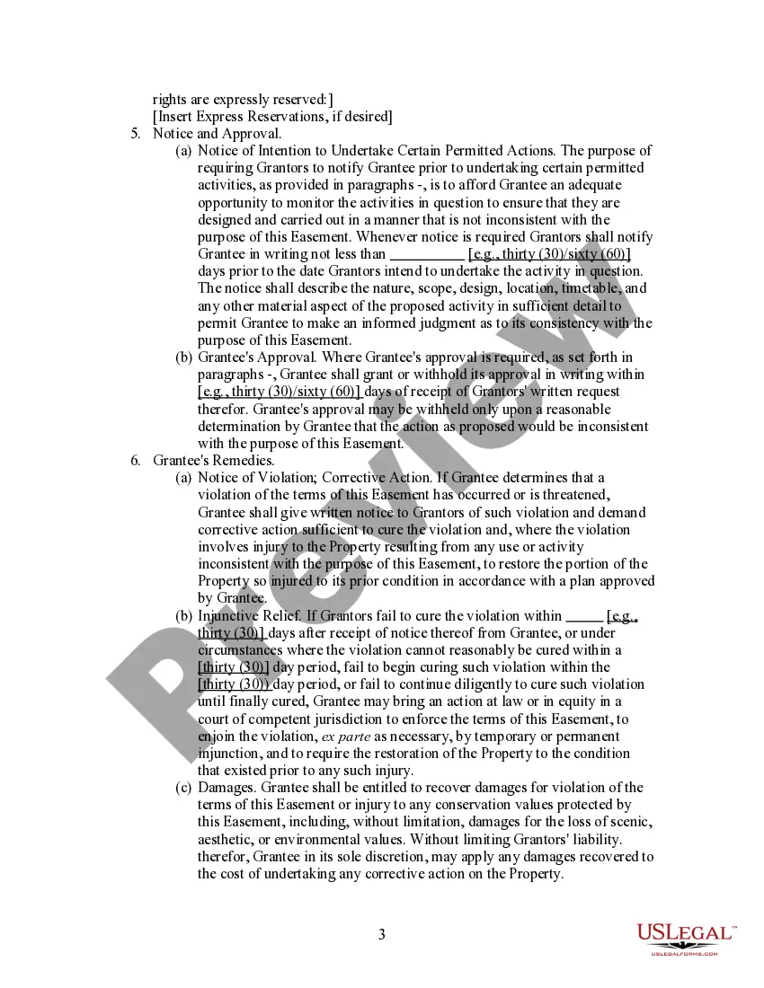 Get Deed of Conservation Easement Preview Deed of Conservation Easement
