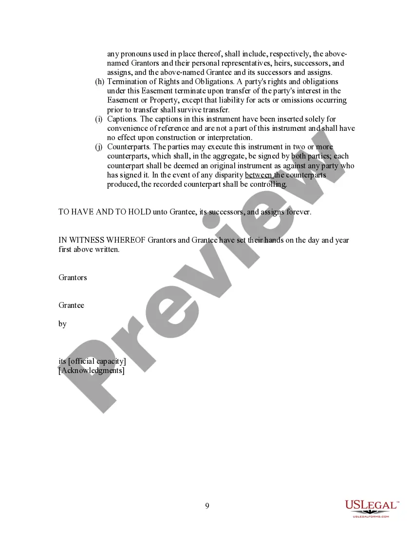 Get Deed of Conservation Easement Preview Deed of Conservation Easement