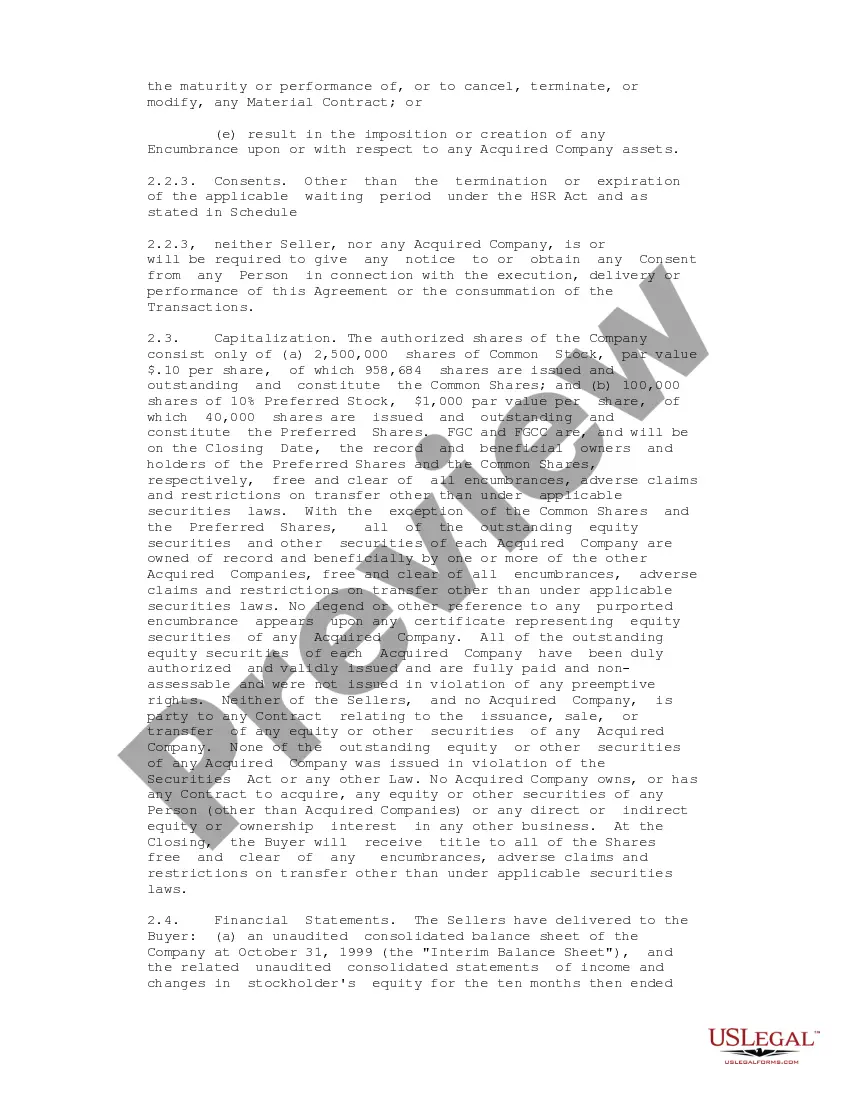 Get Sample Stock Purchase Agreement regarding acquisition by Finova Capital Corp. of all outstanding shares of Fremont Financial Corp. Preview Sample Stock Purchase Agreement regarding acquisition by Finova Capital Corp. of all outstanding shares of Fremont Financial Corp.
